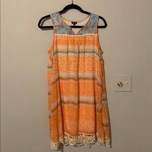 Orange dress